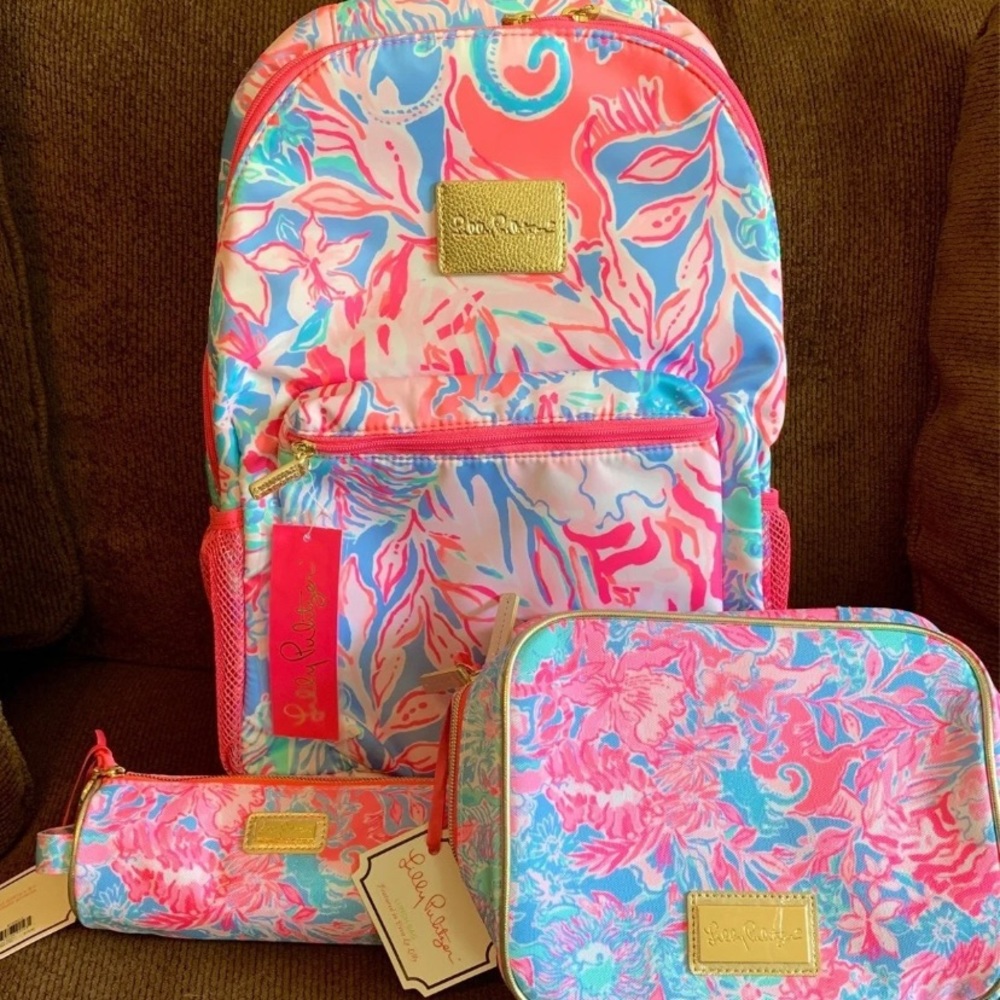 Lilly Pulitzer Backpack Set